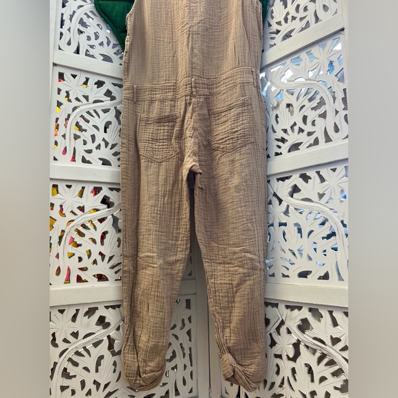 Acacia Swimwear basics beige Hollywood jumper. Gauze fabric. Size M. 100% cotton - Picture 5 of 6